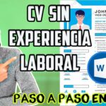 🎓😃 Guía completa de cómo crear un curriculum vitae para estudiantes sin experiencia laboral